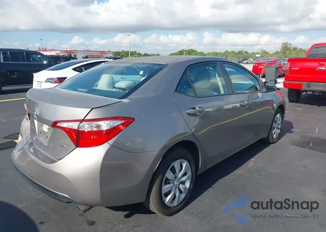 2014 Toyota Corolla Le z USA, uszkodzony, nr VIN 2T1BURHEXEC155427